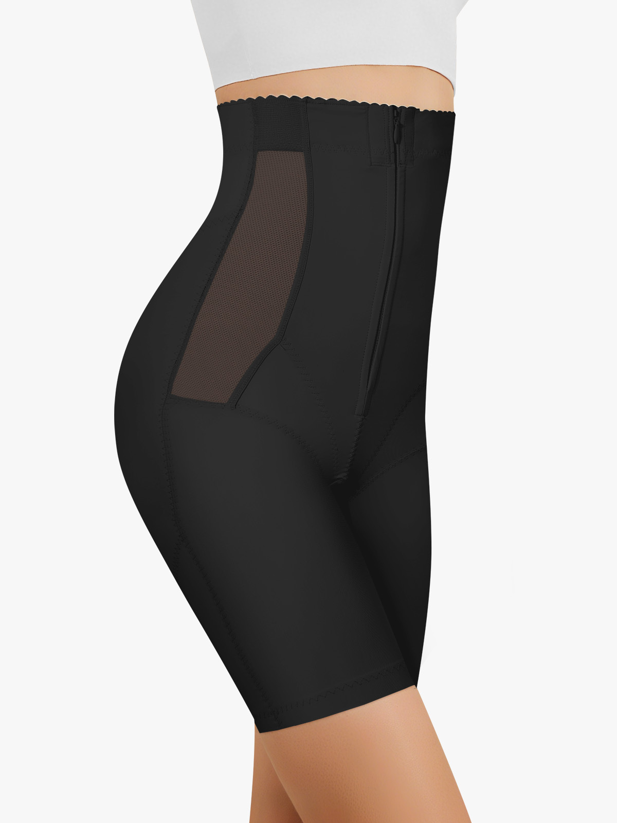 High Waist Double Tummy Control Mid Thigh Control Panty