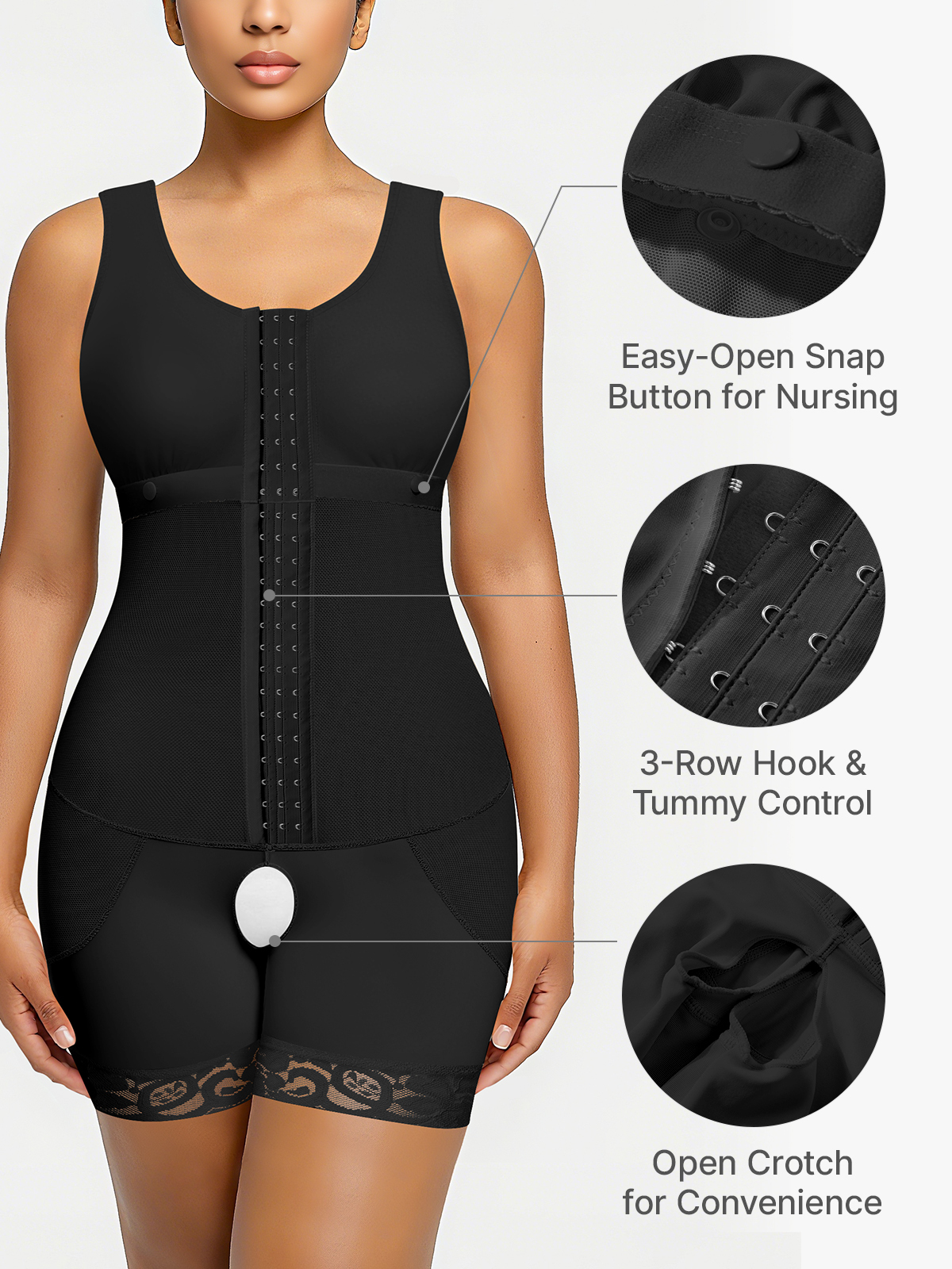Tummy Control Fajas Colombianas Bodysuit