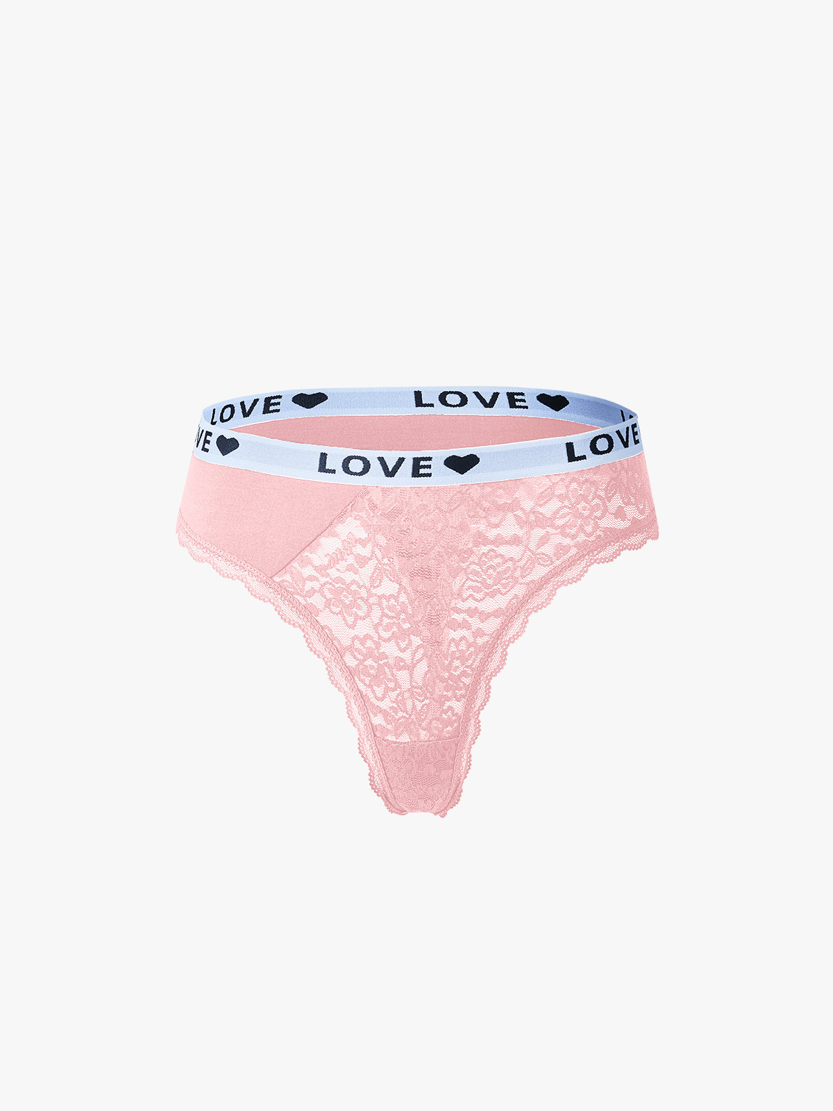 5 Pack Patchwork Comfort Breathable Thong-Brabic