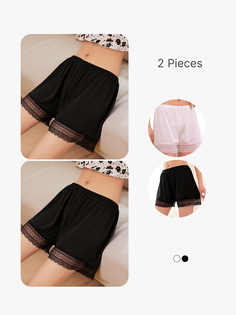 BRABIC Culotte Slip Bloomers Nylon Split Skirt HS005