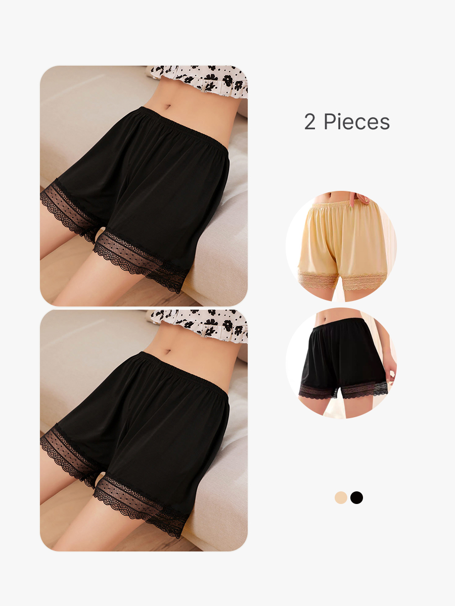 BRABIC Culotte Slip Bloomers Nylon Split Skirt HS005