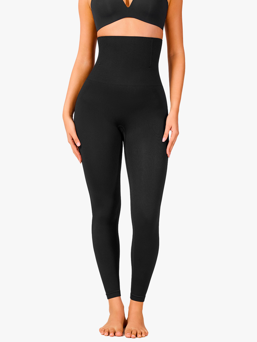 Seamless Butt Lift High Rise Shapewear Leggings Tummy Control Tights-Brabic