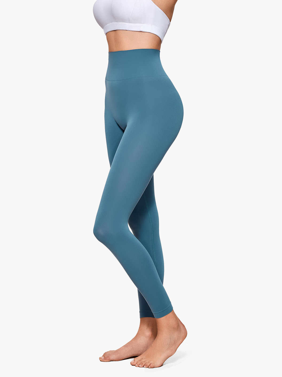 Seamless High Waist Tummy Control Shapewear Leggings-Brabic