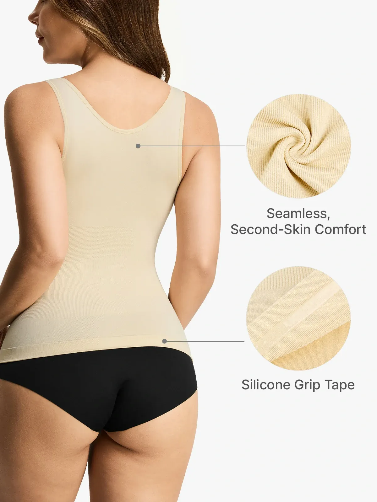 Seamless Breathable Smoothing Shaper Tank Top