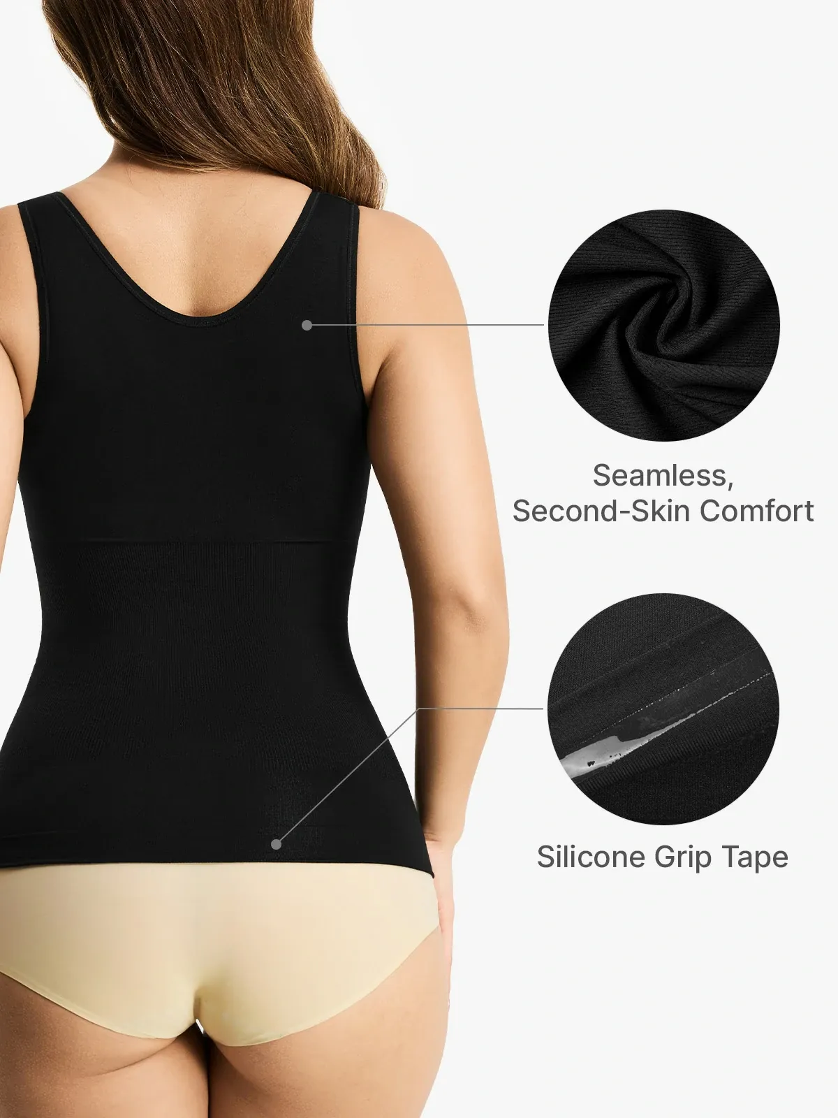 Seamless Breathable Smoothing Shaper Tank Top