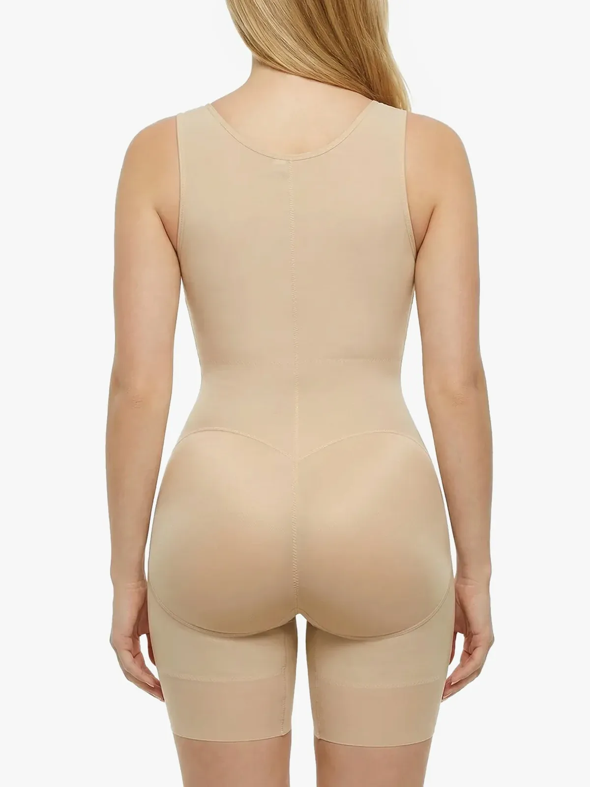 U Shaped Faja Tummy Control Butt Lift Mid-Thigh Bodysuit