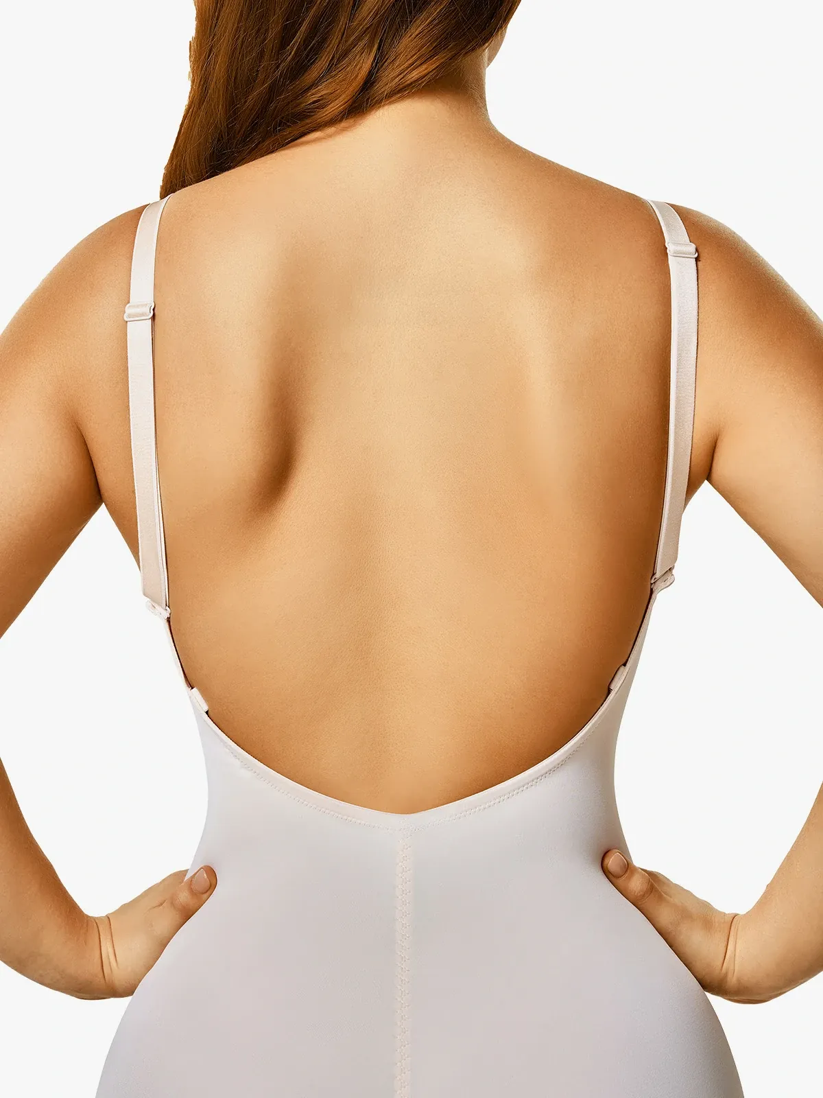 Body à mi-cuisse avec contrôle du ventre en forme de U