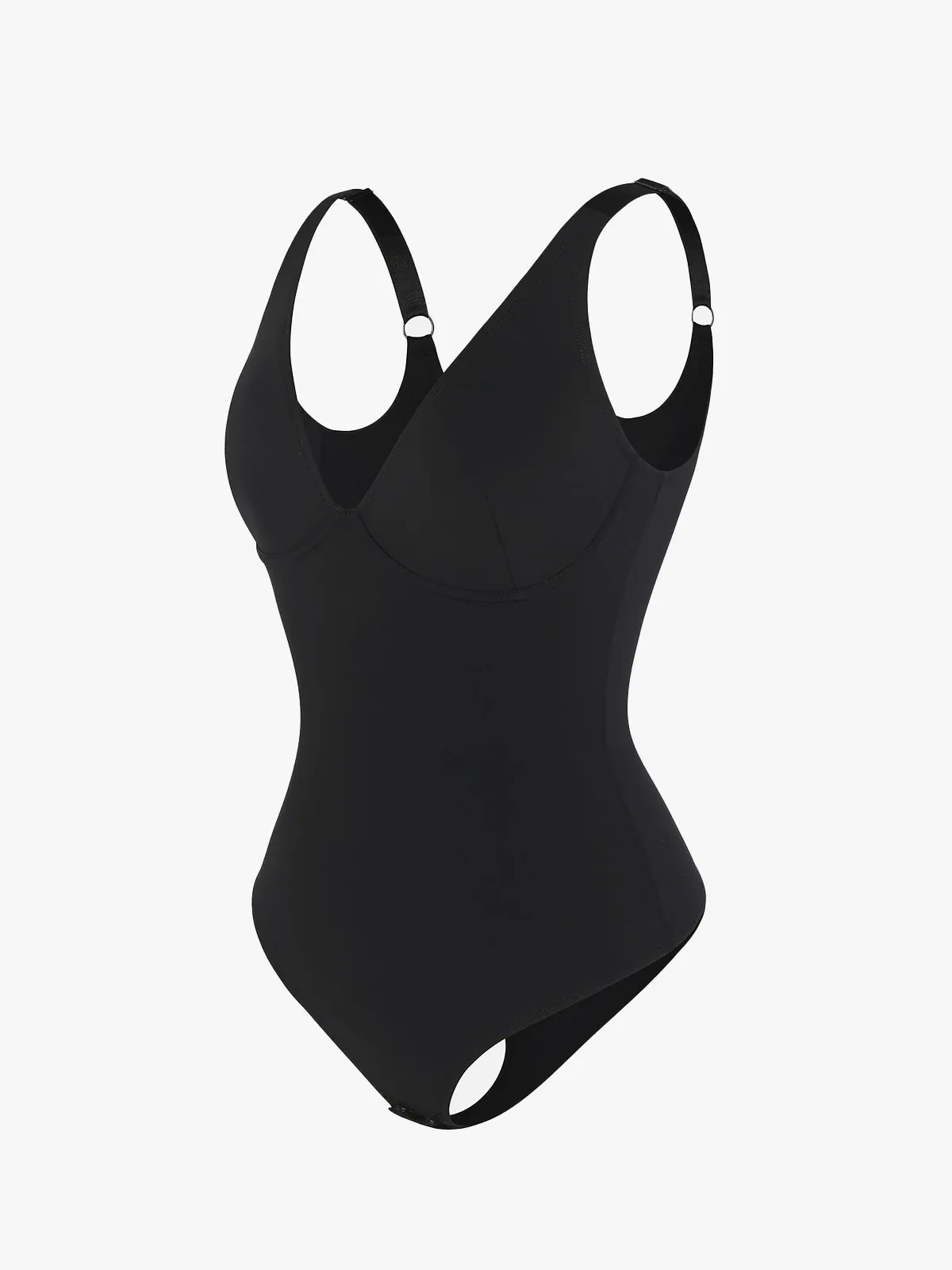 Deep Plunge Underwire Tummy Control Thong Bodysuit