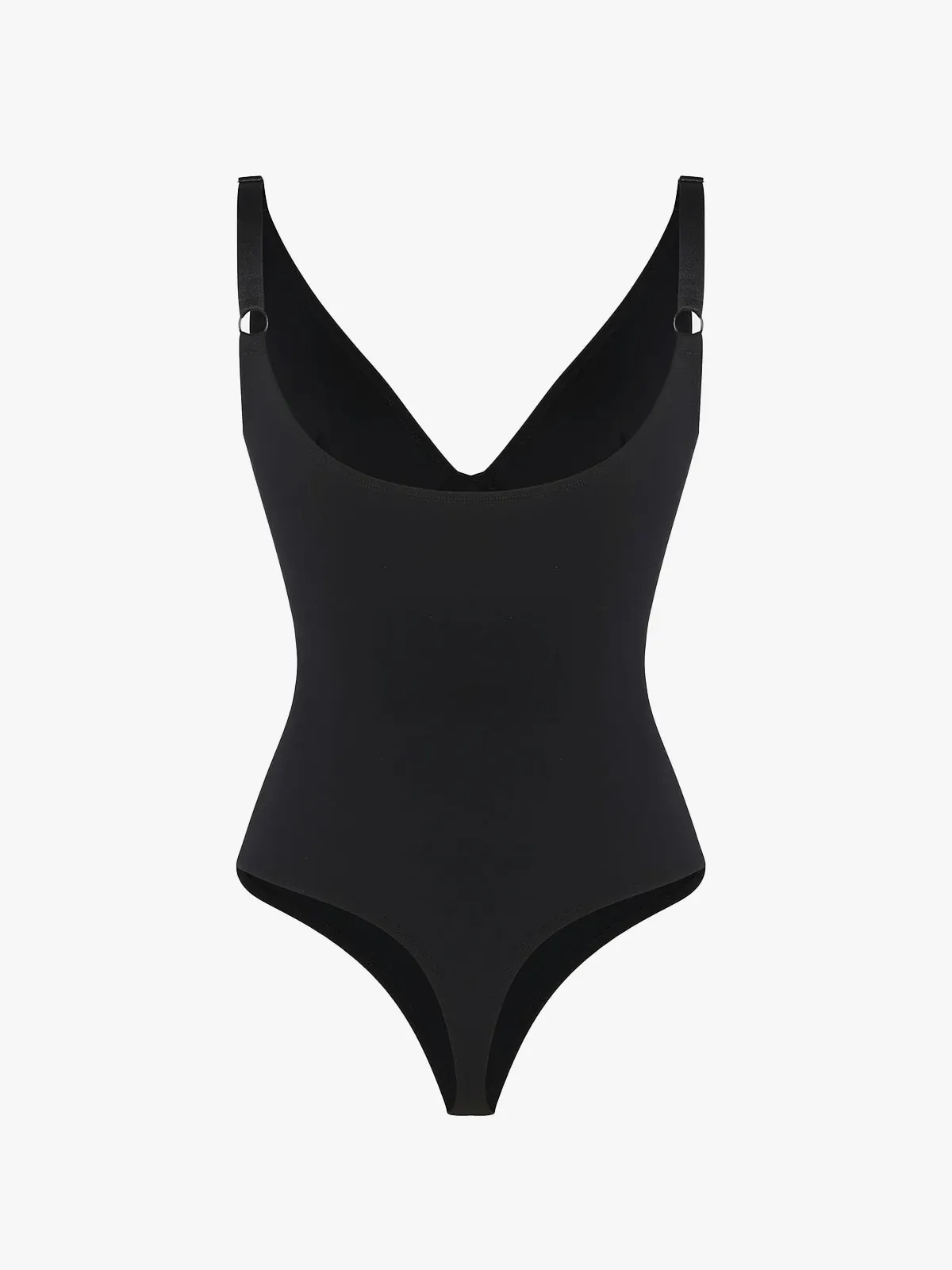 Deep Plunge Underwire Tummy Control Thong Bodysuit