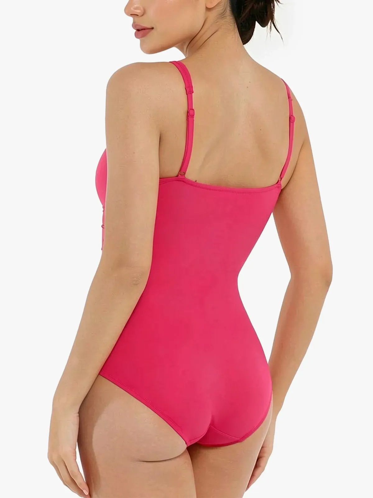 Ruched Twist Front Sculpting One-Piece Swimsuit
