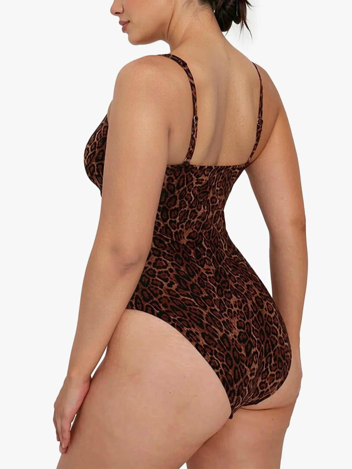 Ruched Twist Front Sculpting One-Piece Swimsuit