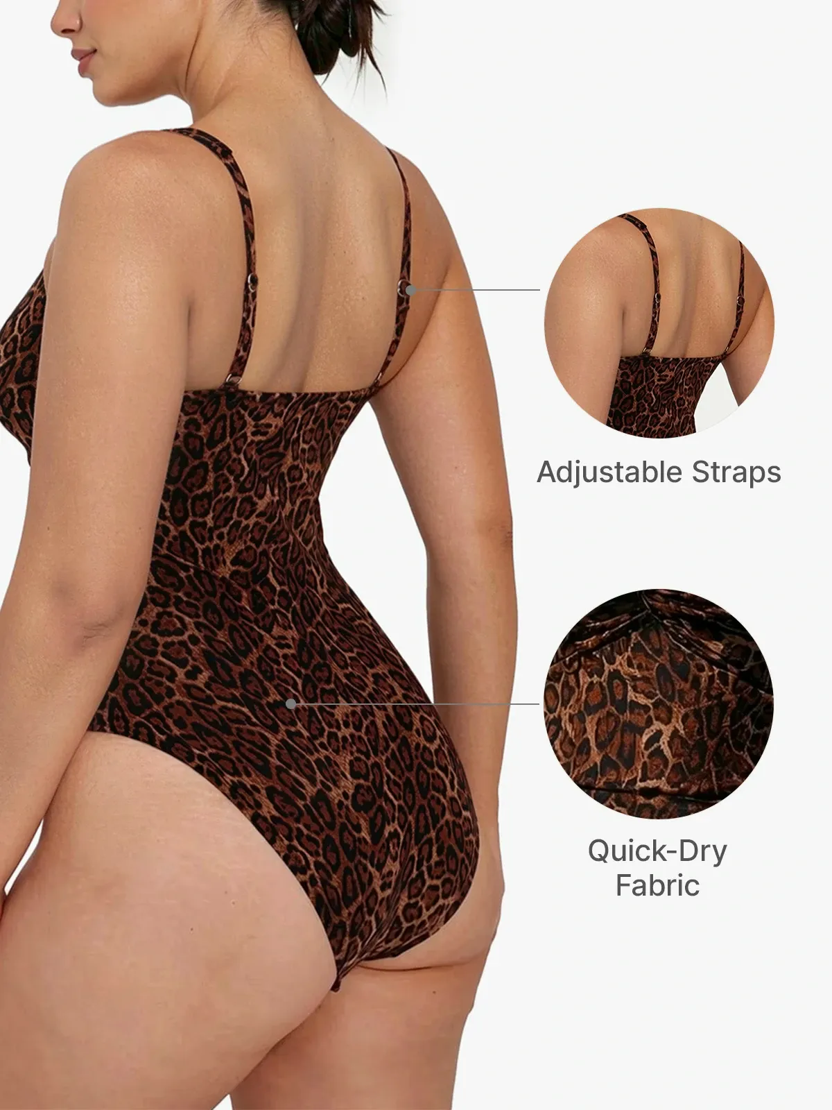 Ruched Twist Front Sculpting One-Piece Swimsuit