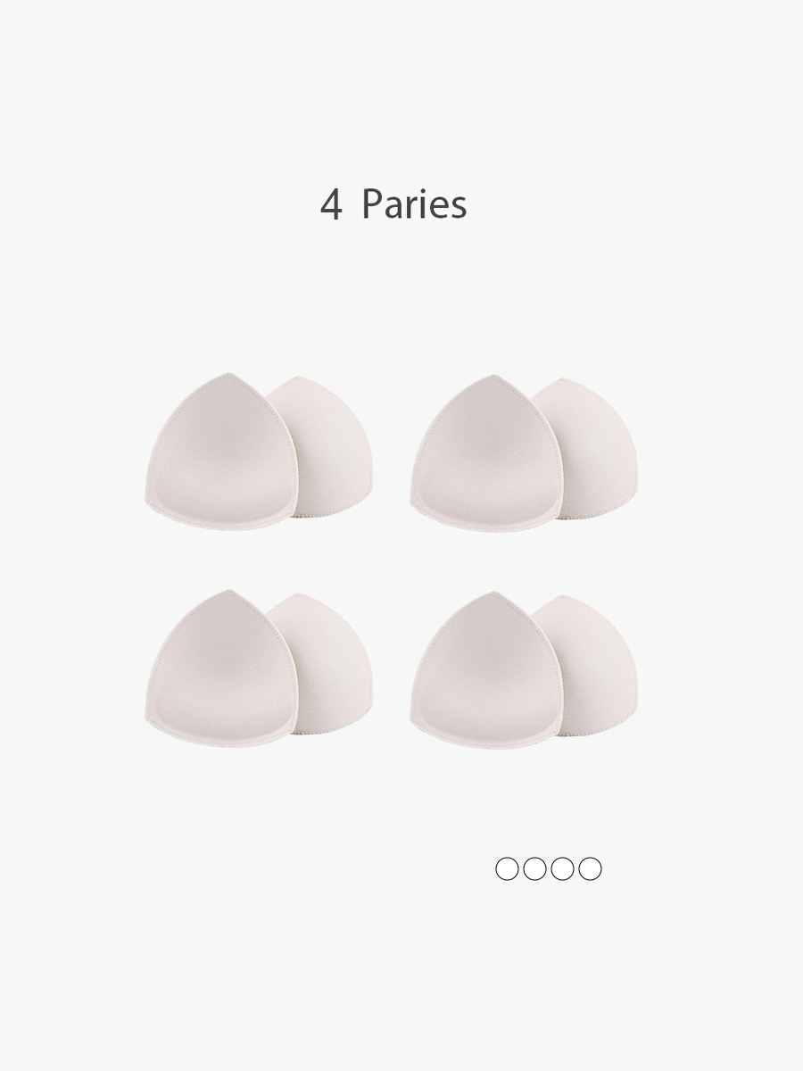 BRABIC 4-Piece Set Bra Pad Inserts Sewn Padded PE001
