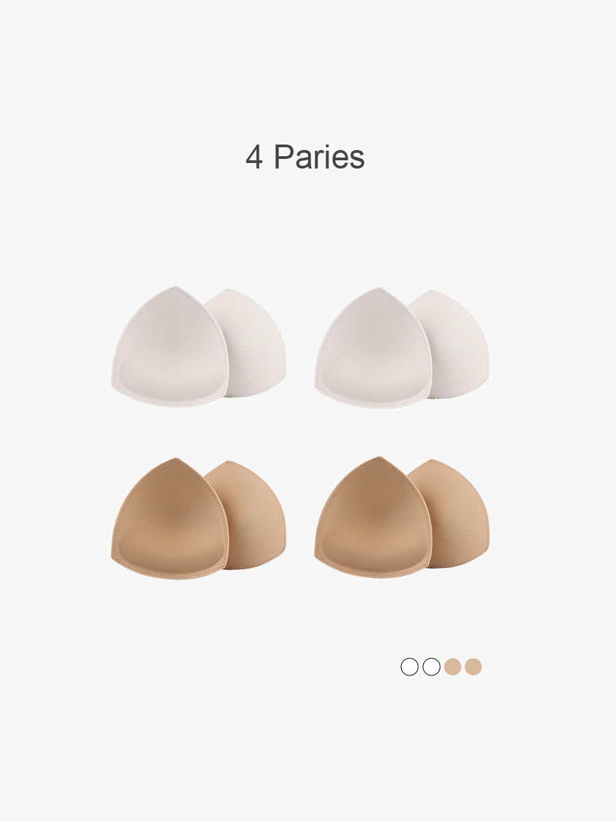 BRABIC 4-Piece Set Bra Pad Inserts Sewn Padded PE001