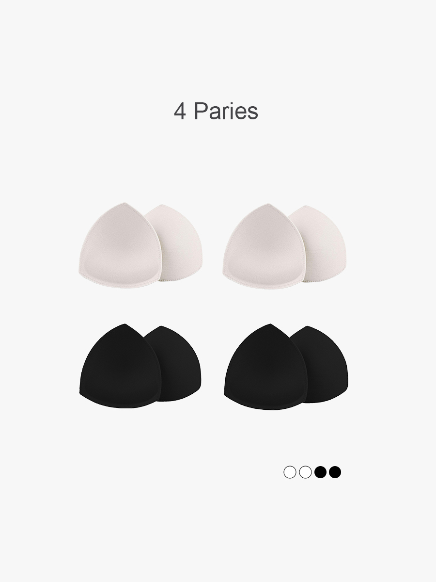 BRABIC 4-Piece Set Bra Pad Inserts Sewn Padded PE001