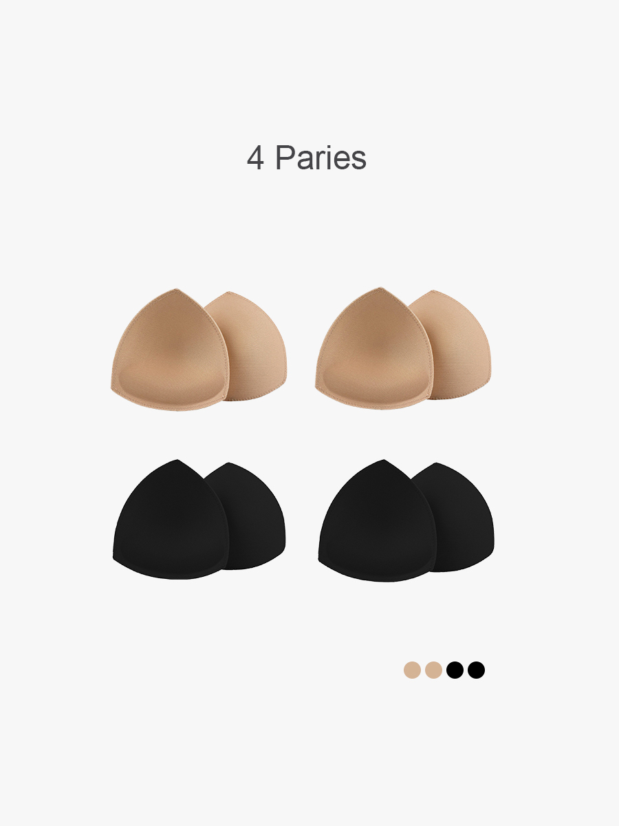 BRABIC 4-Piece Set Bra Pad Inserts Sewn Padded PE001