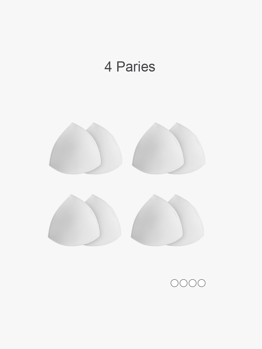 BRABIC 4-Piece Set Bra Pad Insert Removable Bra Cup PE002