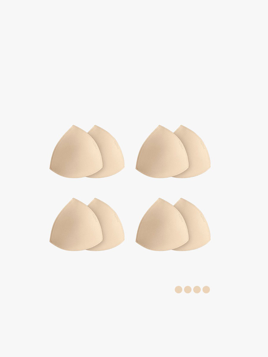 4 Paries Bra Pad Insert Removable Bra Cup