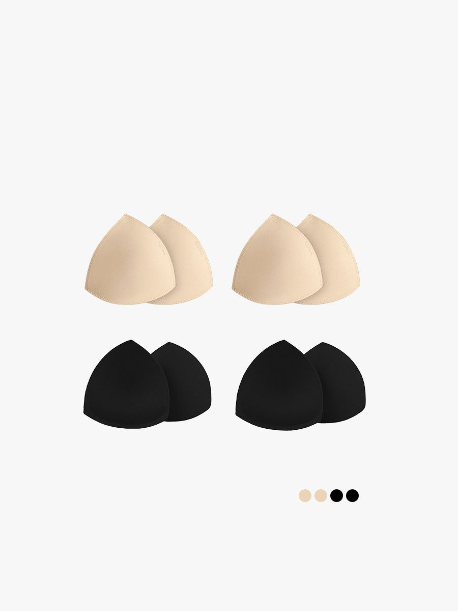 4 Paries Bra Pad Insert Removable Bra Cup