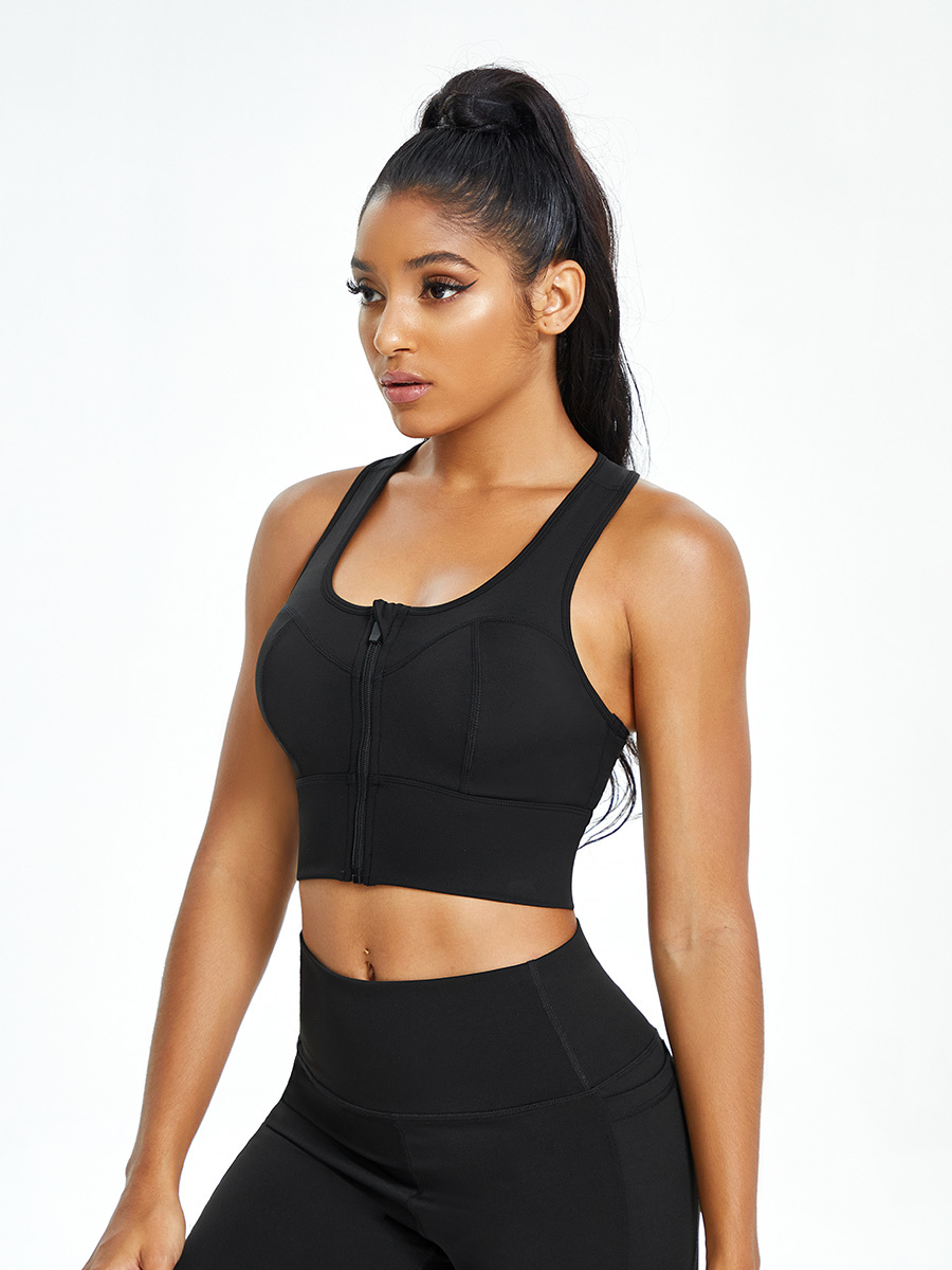 Racerback Longline Yoga Sports Bras-Brabic