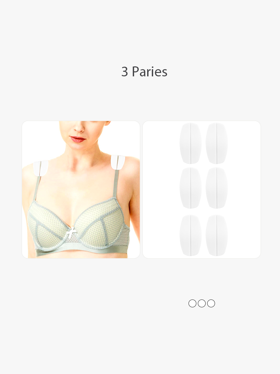 BRABIC Silicone Bra Strap Cushions Strap Holders Comfortable Shoulder ST005