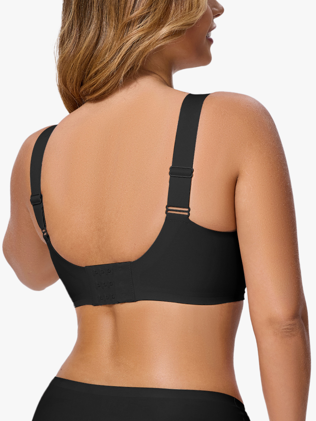 Seamless Mesh Insert Push up Everyday Bra-Brabic