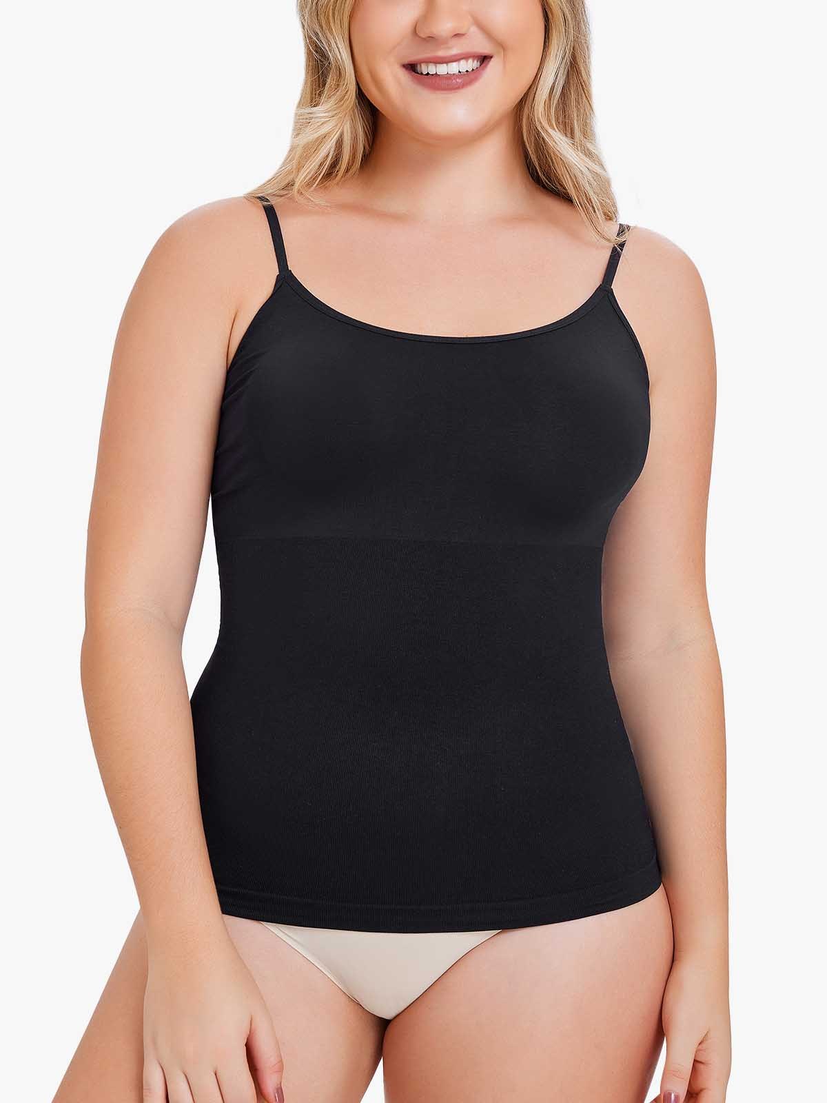 Everyday Scoop Neck Shaper Cami Top with Spaghetti Strap All Day Wear-Brabic