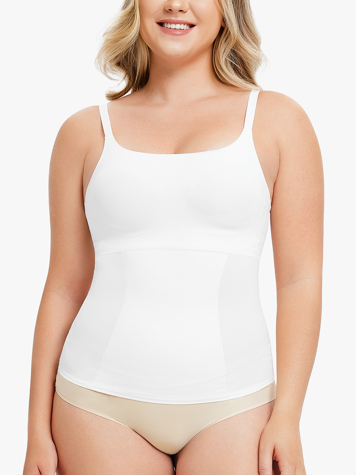 Tummy Control Compression Seamless Body Shaper Tank Tops-Brabic