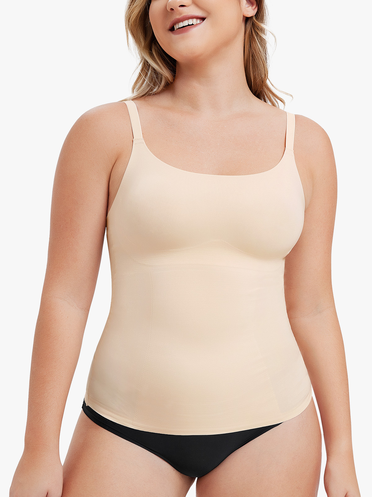 Tummy Control Compression Seamless Body Shaper Tank Tops-Brabic
