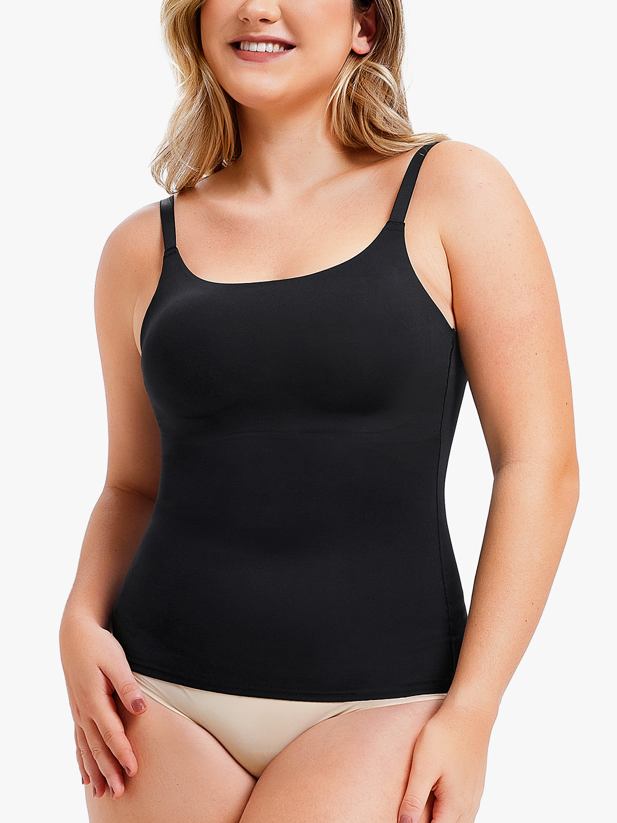 Tummy Control Compression Seamless Body Shaper Tank Tops-Brabic