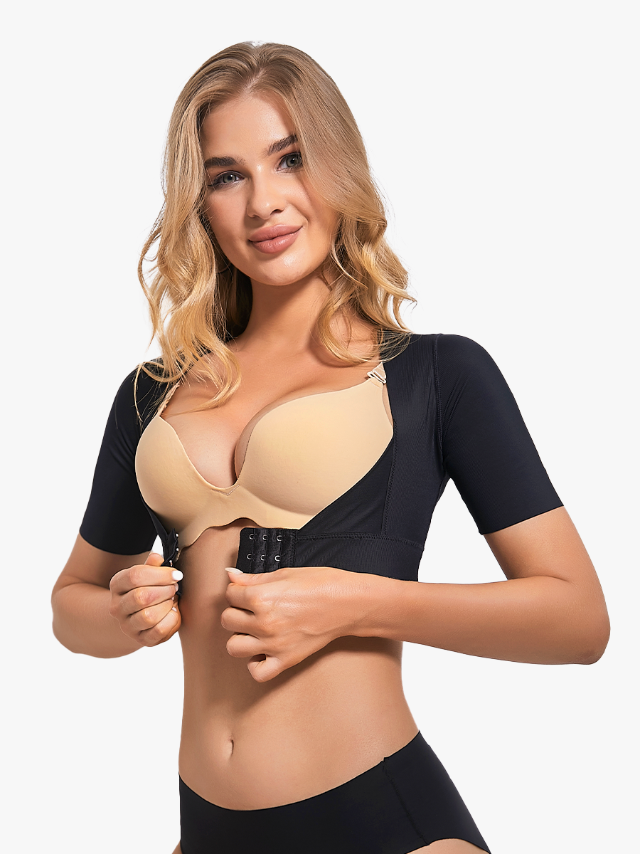 Upper Arm Compression Sleeves Open Bust Arm Faja Shapewear after Lipo-Brabic