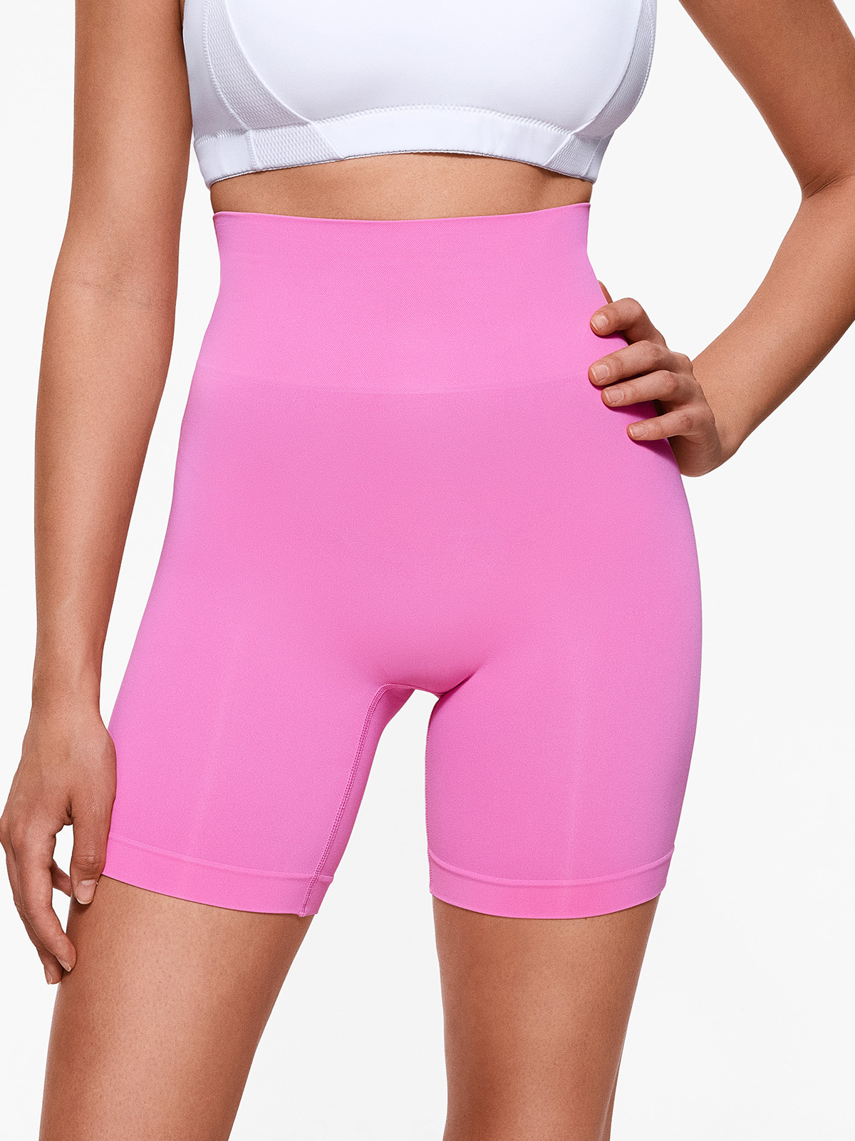Seamless Tummy Control High Waist Thigh Slimmers-Brabic