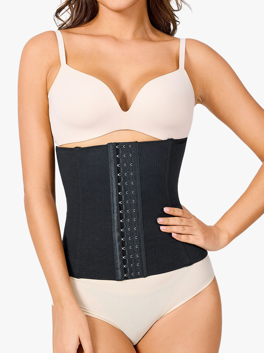 Front Closure Adjustable Seamless Strong Tummy Control with 7 Steel Bones Waist Cinchers-Brabic