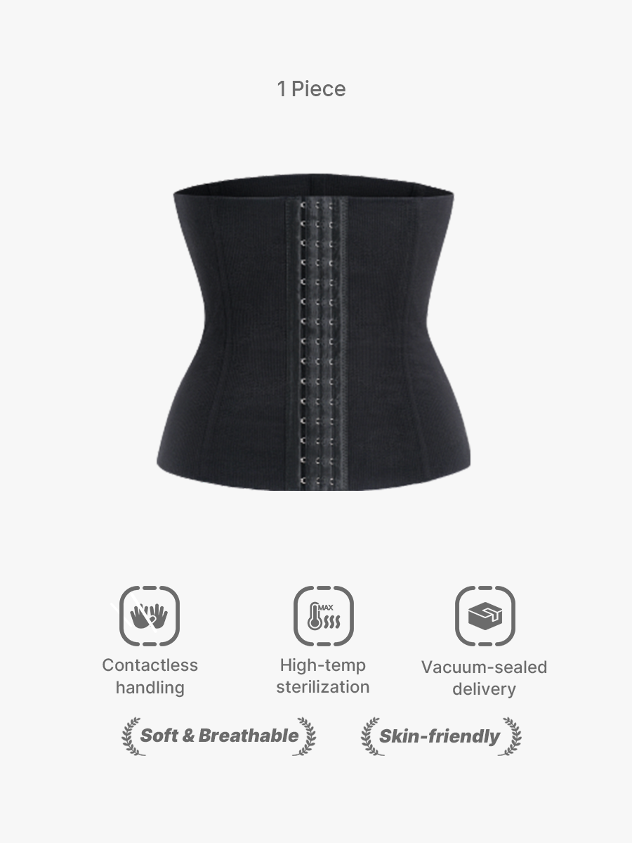 Front Closure Adjustable Seamless Strong Tummy Control with 7 Steel Bones Waist Cinchers-Brabic