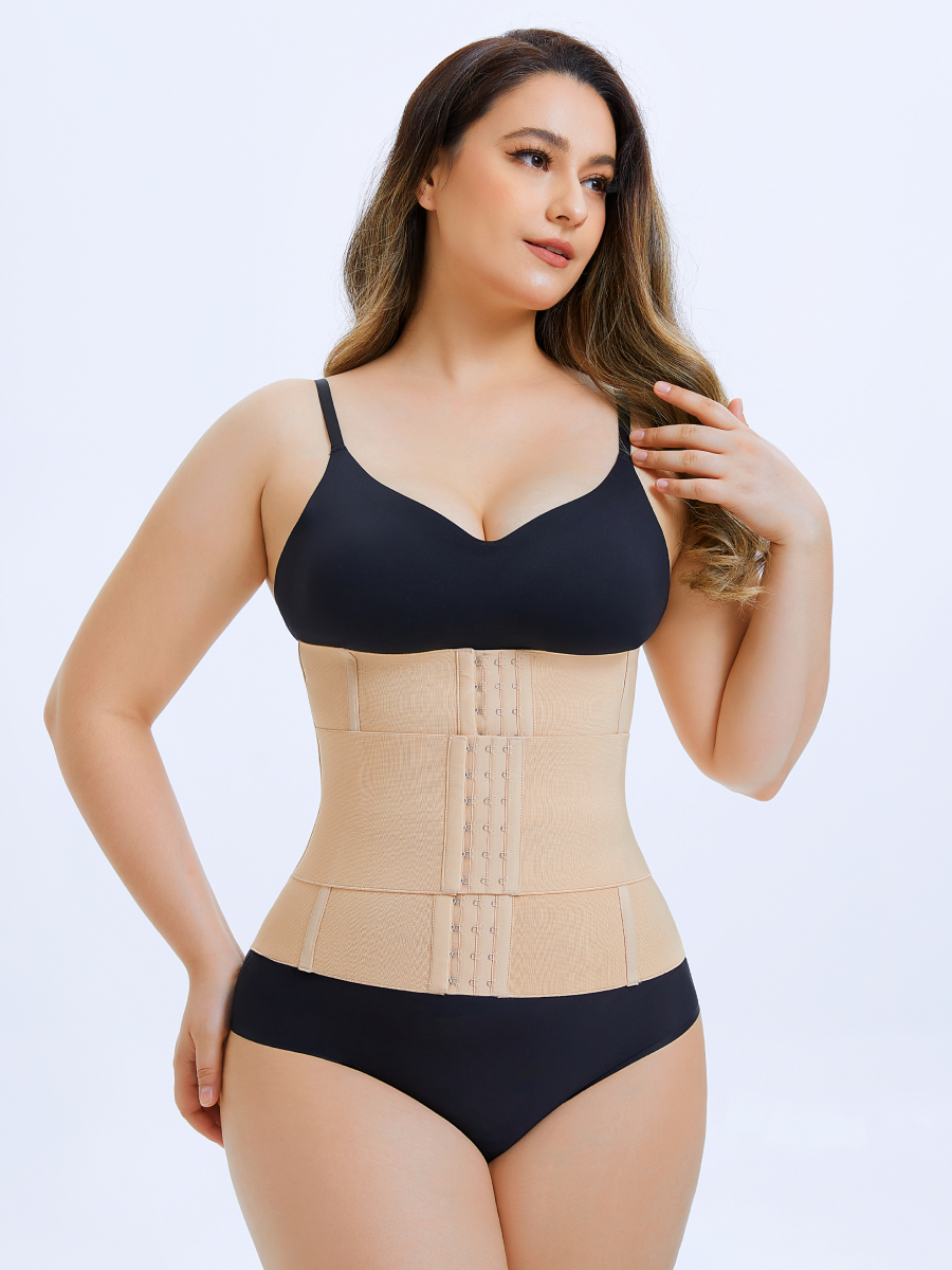 Tummy Control Shapewear Segmented Body Shaper Workout Girdle Cincher Postpartum Belt-Brabic