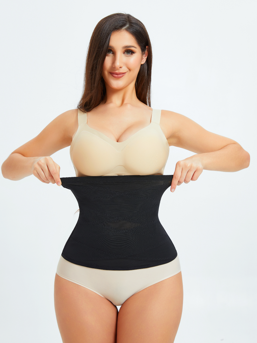 Breathable Mesh Tummy Control Body Shaper Waist Cincher-Brabic