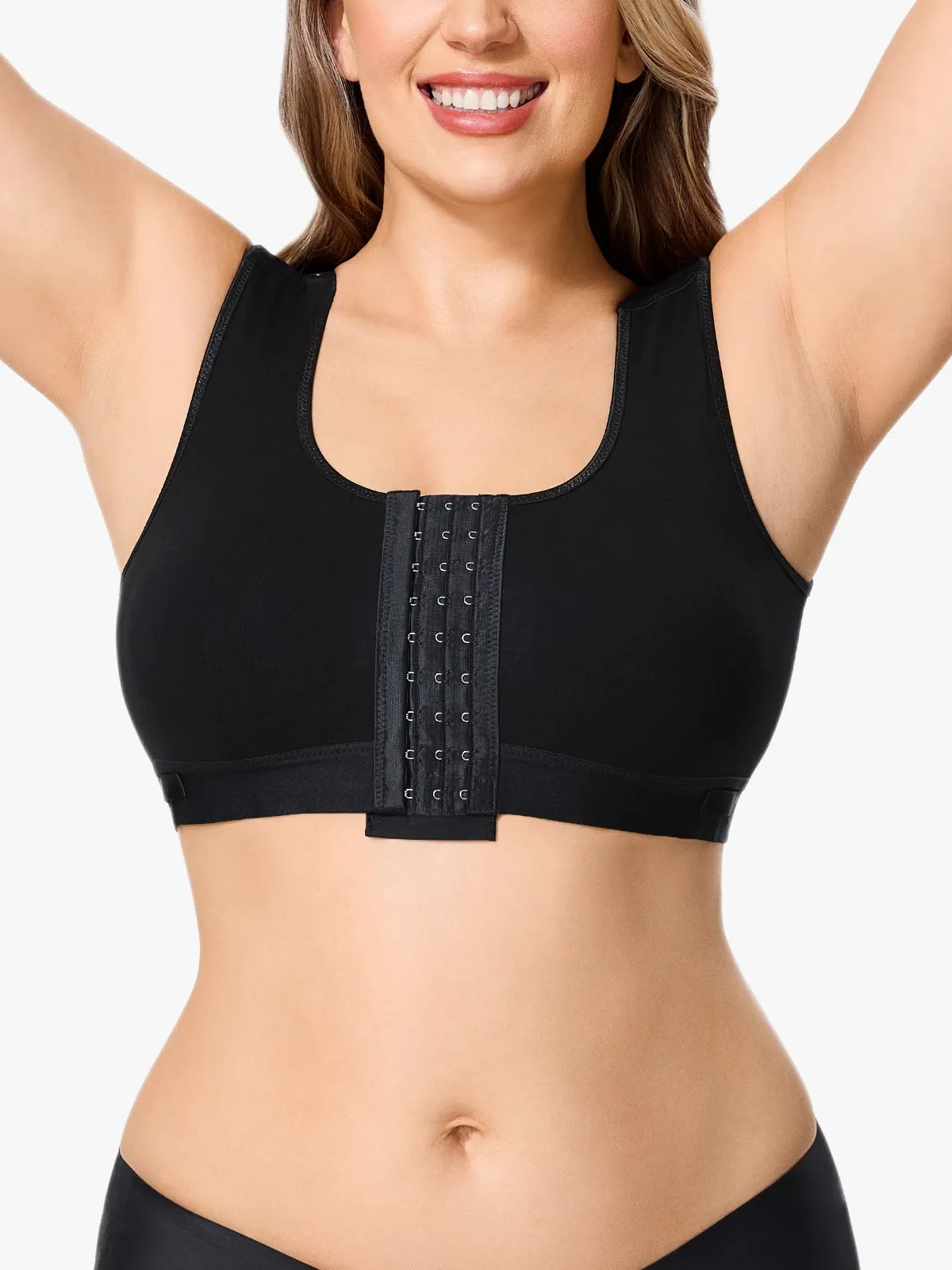 Front Closure Adjustable Mastectomy Bra Comfortable Post-Surgery Bra