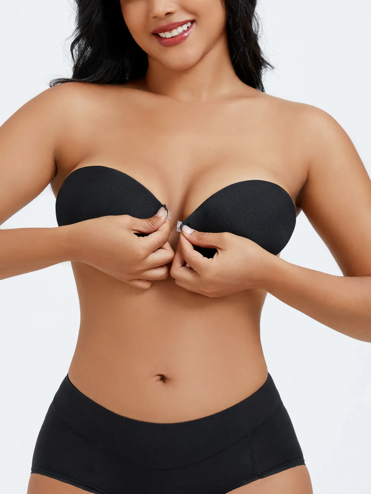 Invisible Strapless Push Up Adhesive Bra