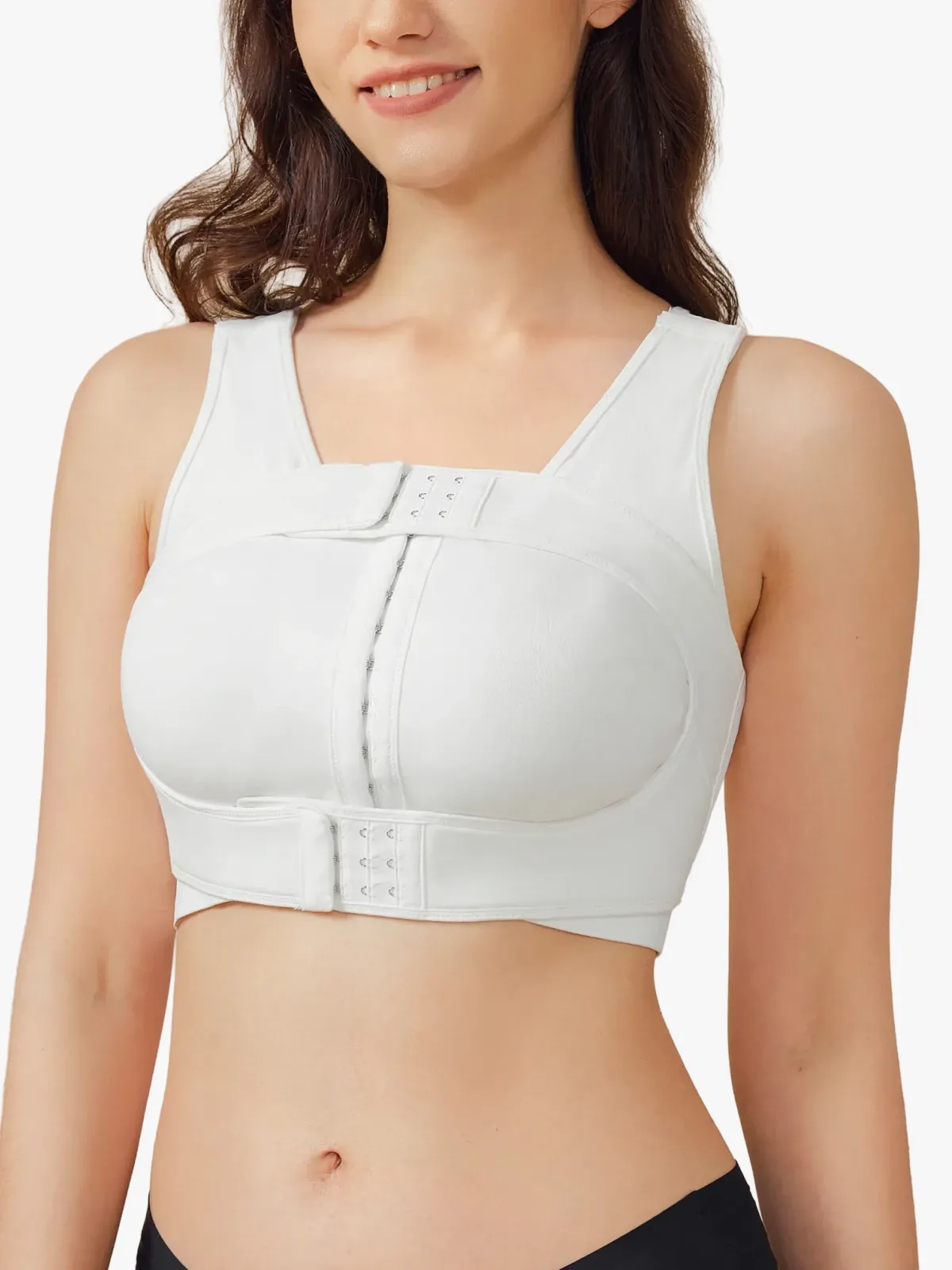 Front‑Closure Wireless Full‑Coverage Mastectomy Post‑Surgery Bra