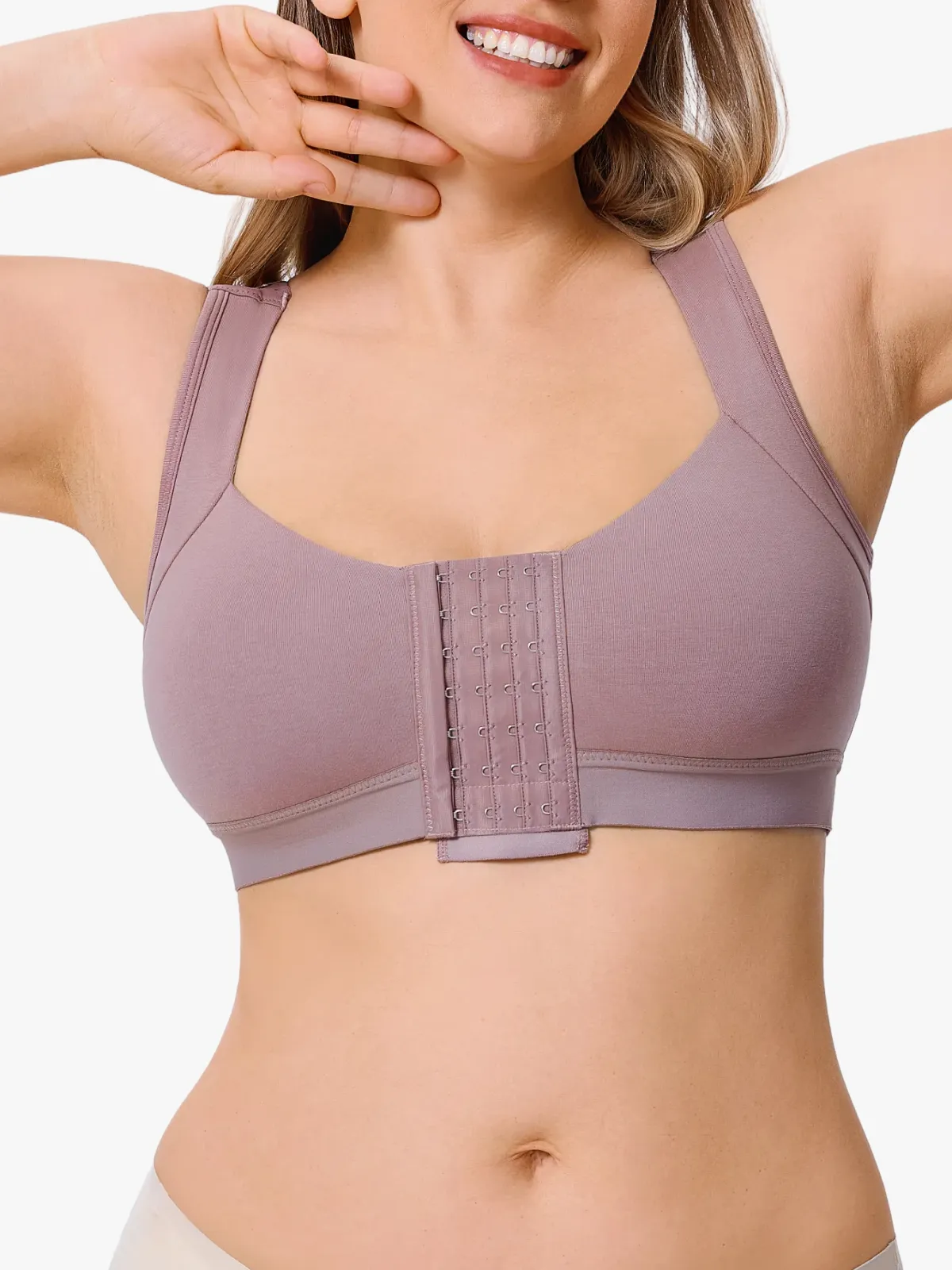 Front Closure Adjustable Comfort Mastectomy Everyday Bra 