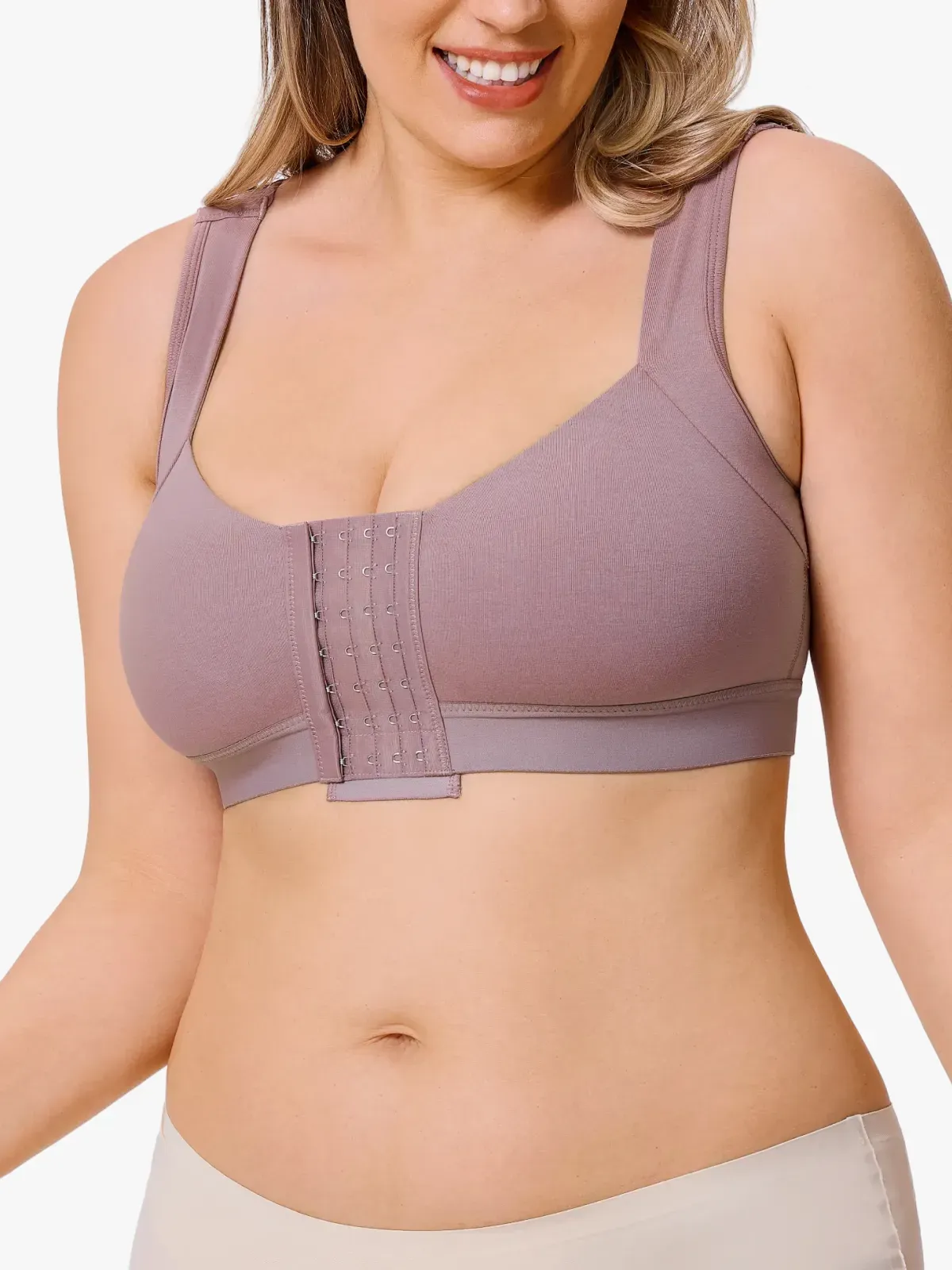 Front Closure Adjustable Comfort Mastectomy Everyday Bra 