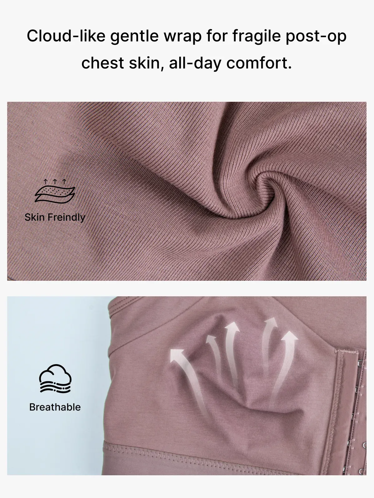 Front Closure Adjustable Comfort Mastectomy Everyday Bra 