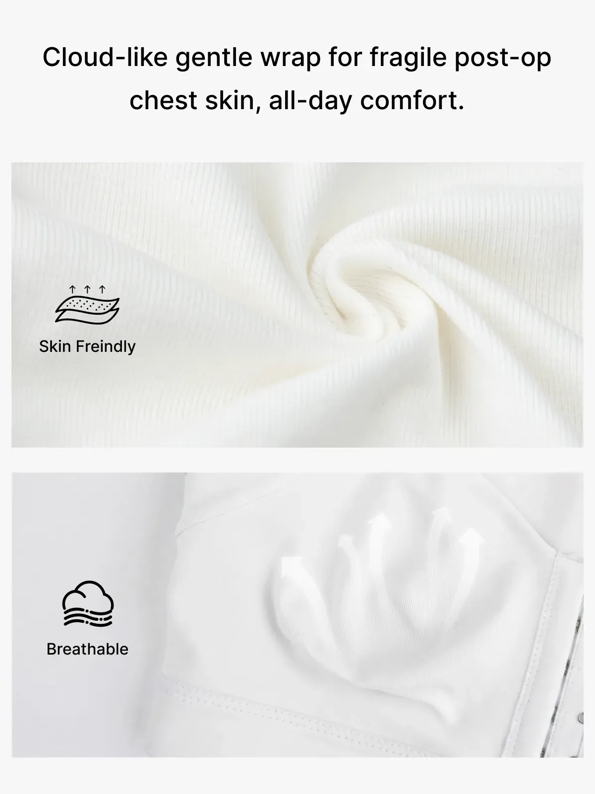 Front Closure Adjustable Comfort Mastectomy Everyday Bra 