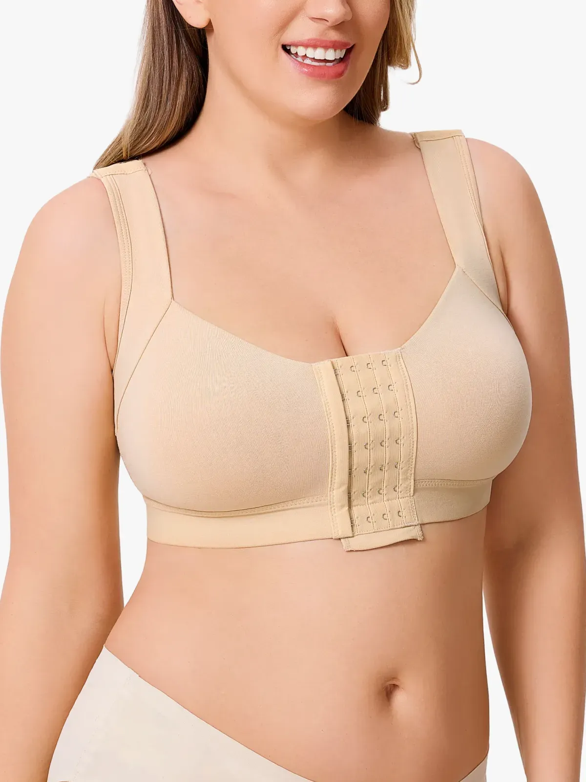 Front Closure Adjustable Comfort Mastectomy Everyday Bra 