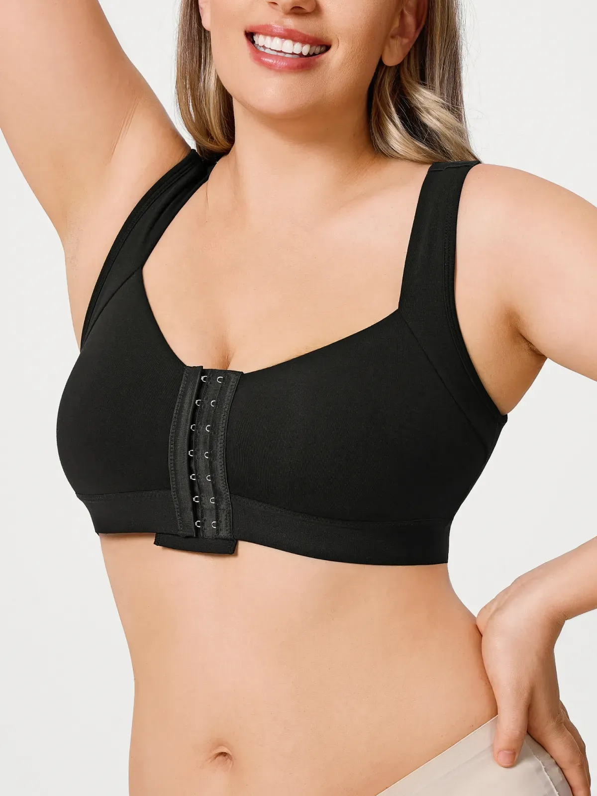Front Closure Adjustable Comfort Mastectomy Everyday Bra 