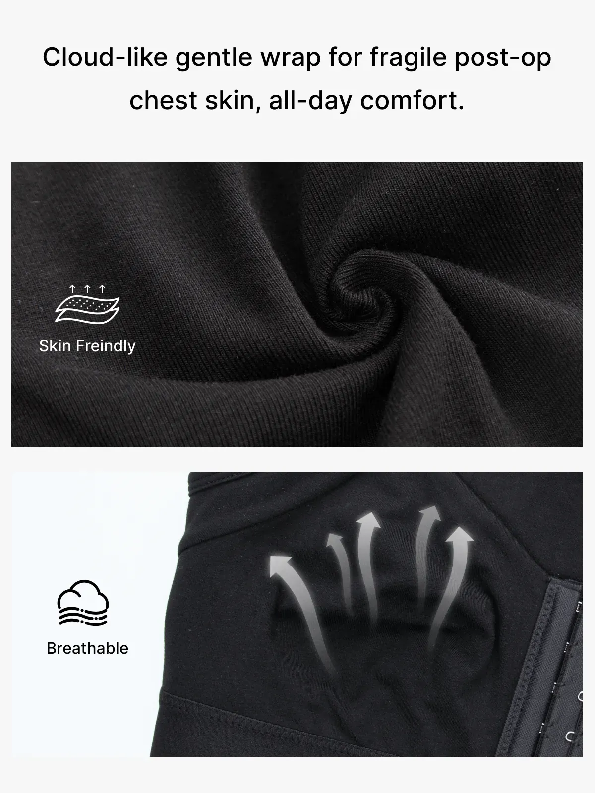 Front Closure Adjustable Comfort Mastectomy Everyday Bra 