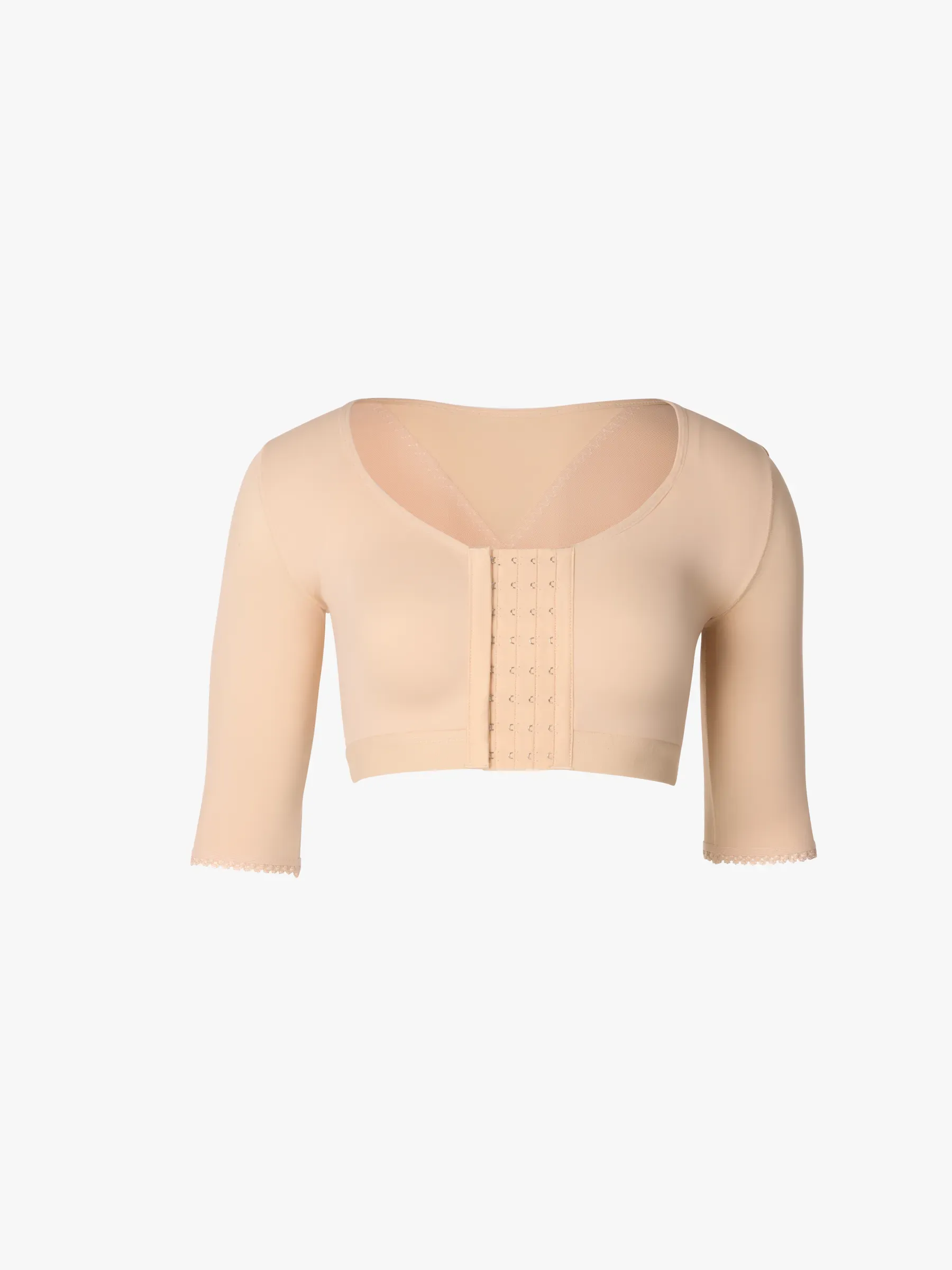 Front-Closure 3/4 Arm Compression Post-Sursery Shaper Top