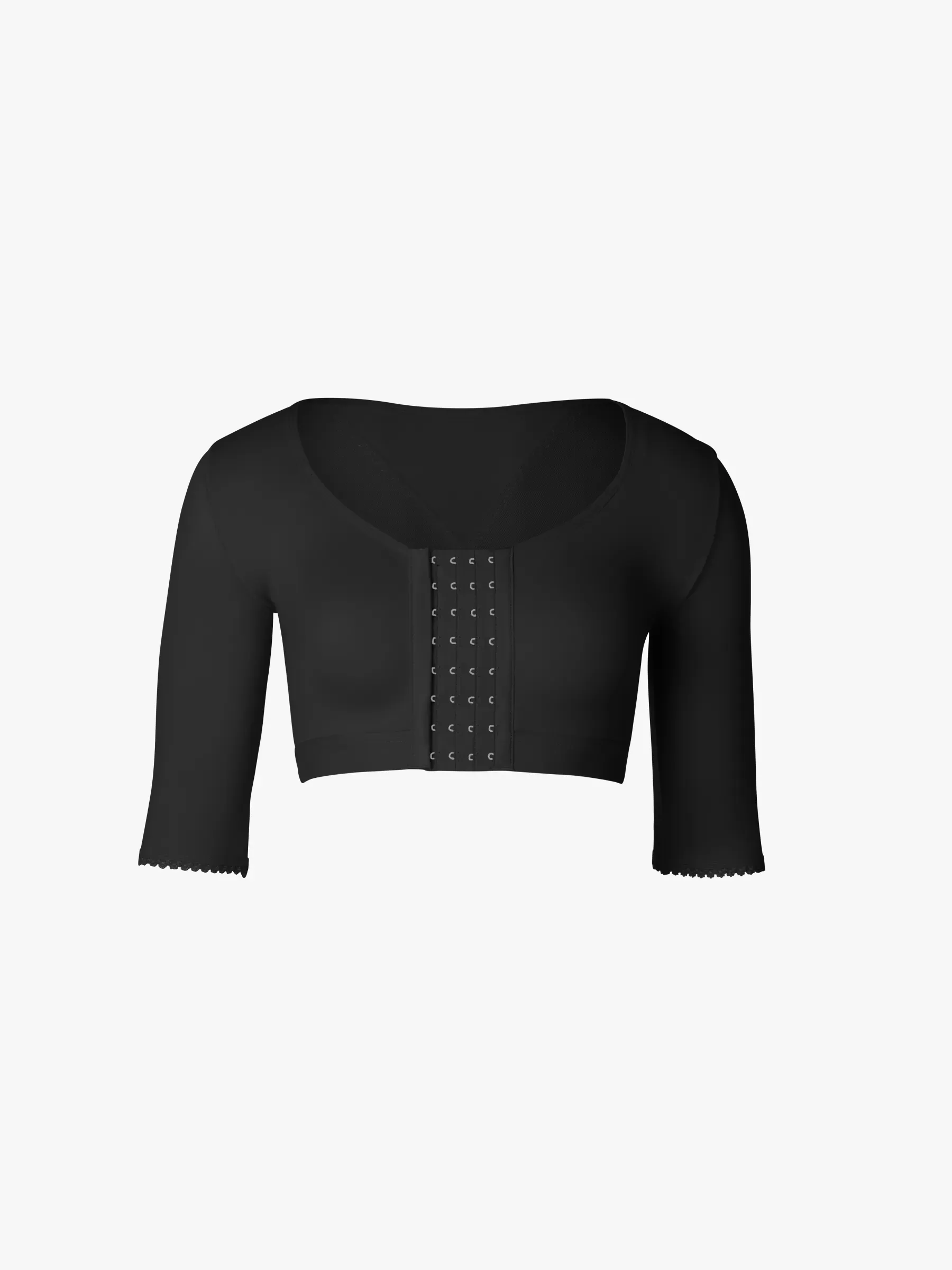 Front-Closure 3/4 Arm Compression Post-Sursery Shaper Top
