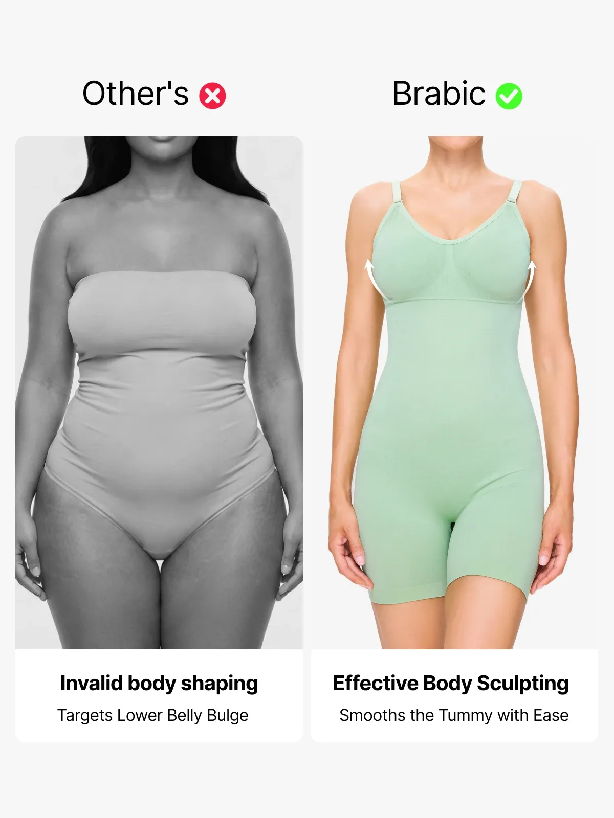 Mesh Double Smoothing Tank Mid-Thigh Bodysuit