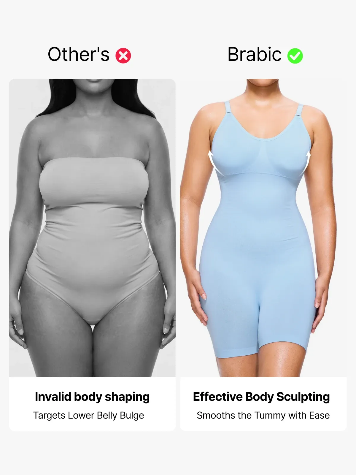 Mesh Double Smoothing Tank Mid-Thigh Bodysuit